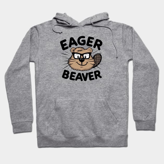 Eager Beaver: Always on the Go! Hoodie by Perspektiva